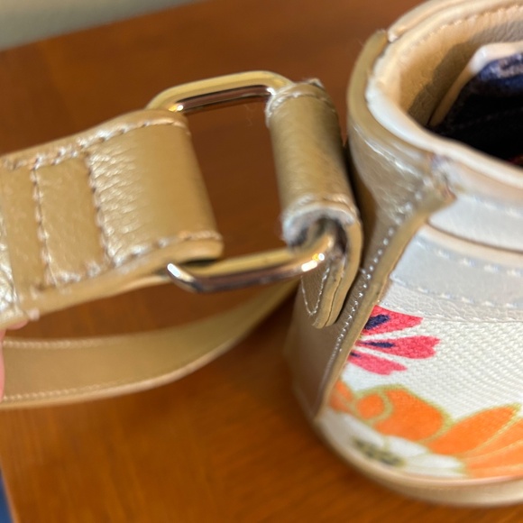 Spartina 449 Bright Floral Print Linen Body Leather Trim Women's Purse - Picture 12 of 16